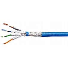 Cablu S/FTP C7, 4x2xAWG23, 1000MHz, LS0H-3, albastru Schrack HSEKP4233K