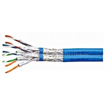 Cablu S/FTP Cat.7, 2x(4x2xAWG23/1), 1.0Ghz LS0H 40%, albast. Schrack HSEKP823HB