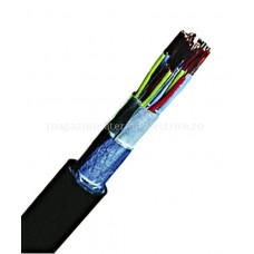 Cablu telecom. cu izolaţie din PE F-2YC2Y 40x2x0,6 negru Schrack XC151006