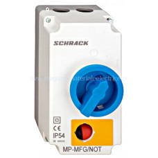 Carcasa pentru protectii motoare IP 54+buton avarie BE400003-- Schrack Romania