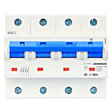 Întreruptor automat C 100A, 4 poli, 10kA BR974910-- Schrack Romania