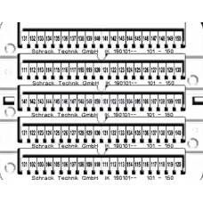 Etichete pentru cleme şir "101-150" (2x) IK190101-- Schrack Romania