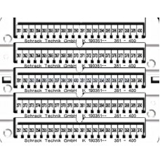 Etichete pentru cleme şir "351-400" (2x) IK190351-- Schrack Romania