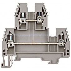 Clemă dublu etajată, gri, tip PIK 2,5 N, 2,5mm² IK650002-- Schrack Romania